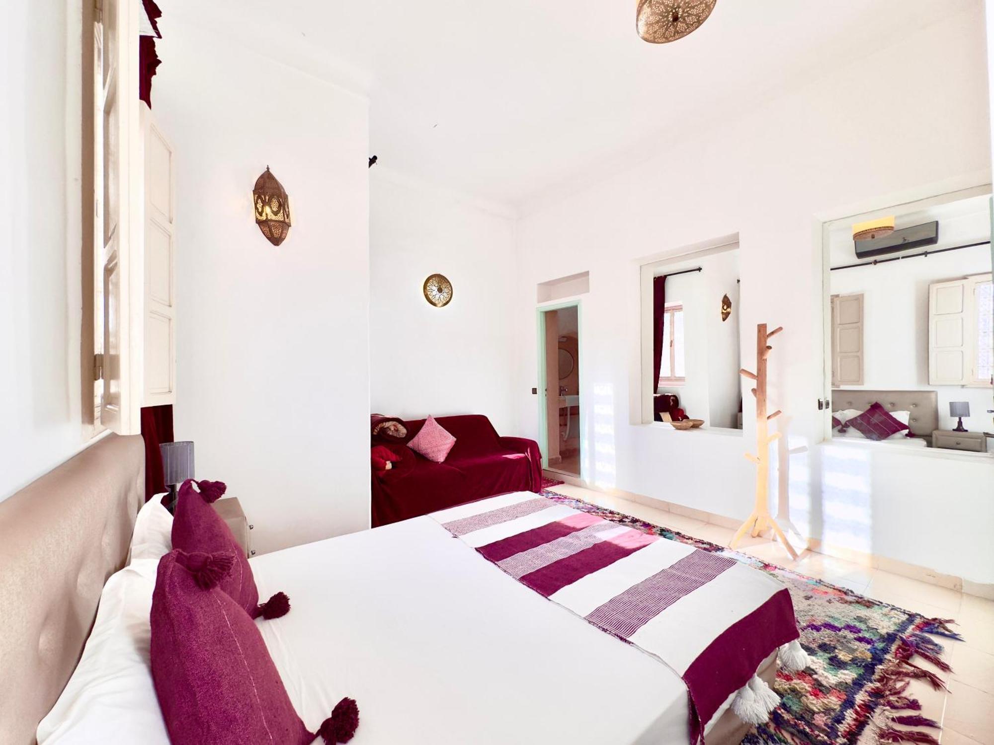 Riad La Rose Des Sables Marrakesh Bagian luar foto