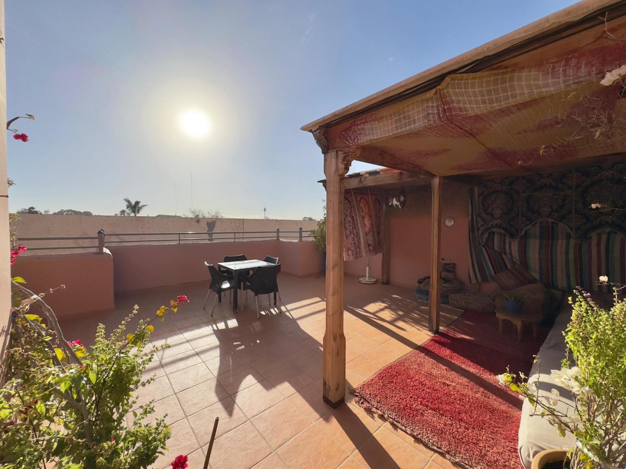 Riad La Rose Des Sables Marrakesh Bagian luar foto
