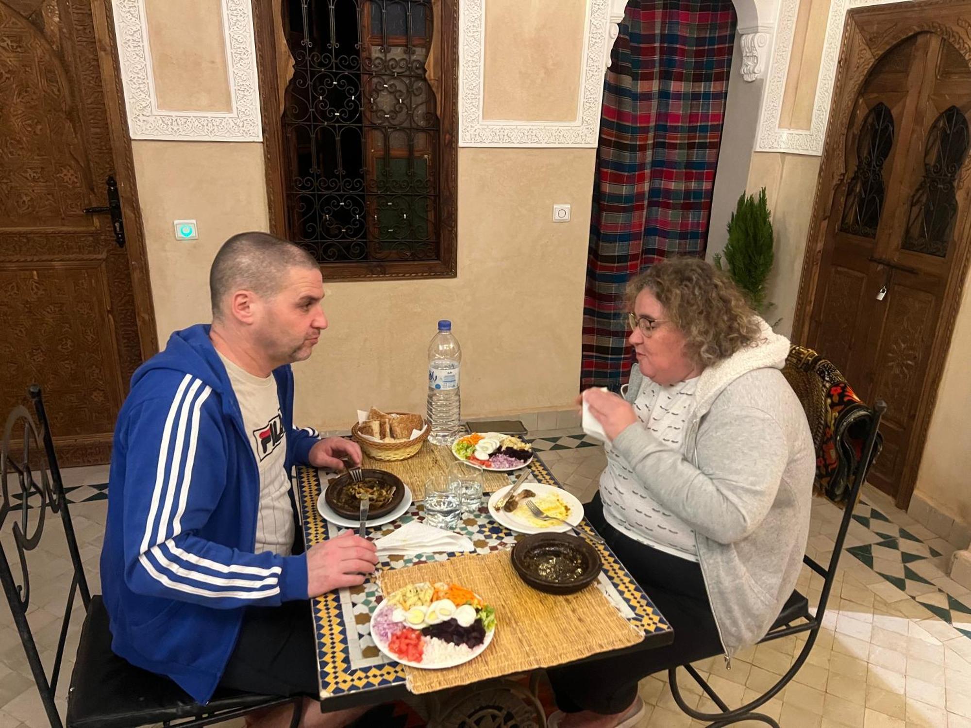 Riad La Rose Des Sables Marrakesh Bagian luar foto